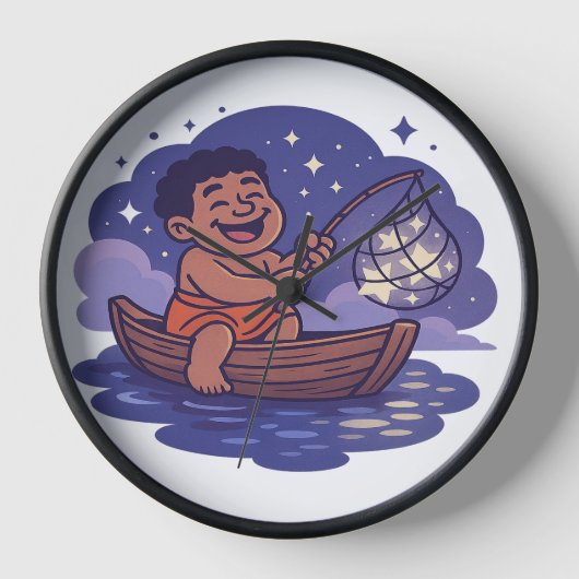 Dumi Fisher of Stars Clock Uhr (Vorderseite)