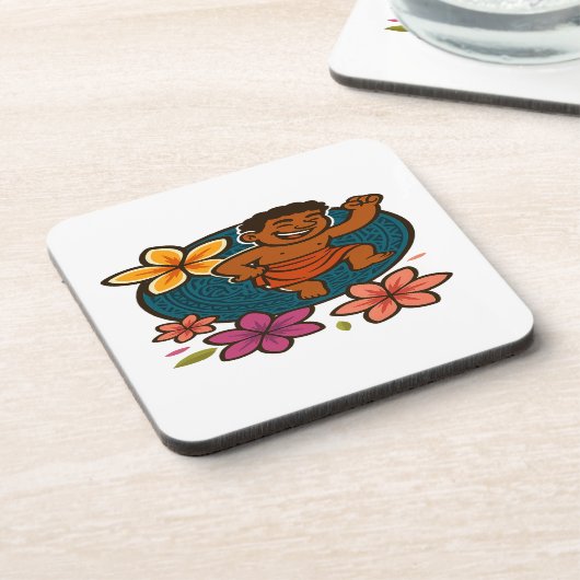 Dumi Happy Dancer Getränkeuntersetzer (Linke Seite)