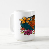 Dumi Happy Dancer Kaffeetasse (Vorderseite Links)