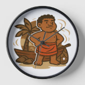 Dumi Island Guardian Clock Uhr (Vorderseite)