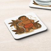 Dumi Island Guardian Getränkeuntersetzer (Linke Seite)