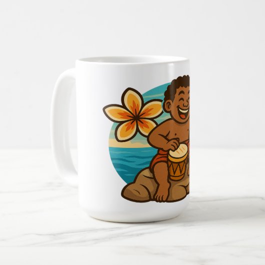 Dumi Ocean Drummer Kaffeetasse (Vorderseite Links)