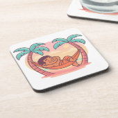 Dumi Palm Dreamer Getränkeuntersetzer (Linke Seite)