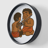 Dumi Tatau Artist Clock Uhr (Winkel)