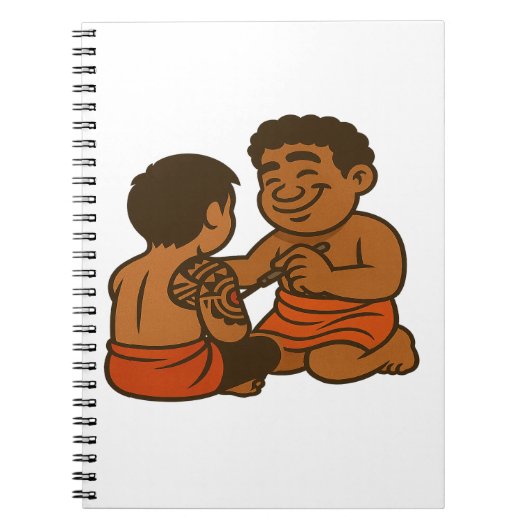 Dumi Tatau Artist Notizblock (Vorderseite)