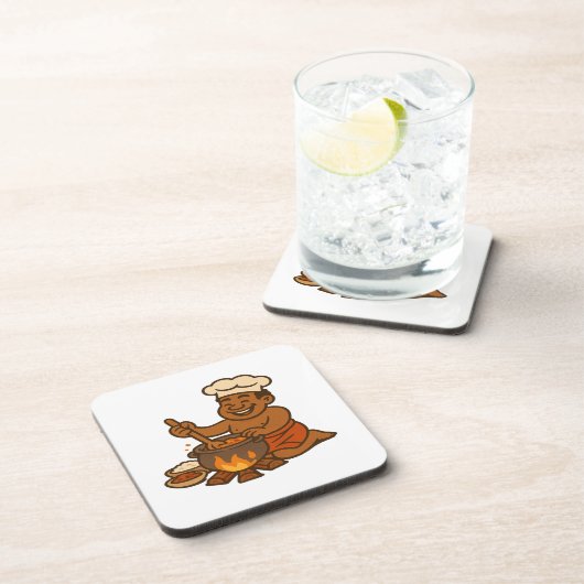 Dumi Village Chef Getränkeuntersetzer (Rechte Seite)