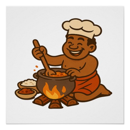 Dumi Village Chef Poster (Vorderseite)