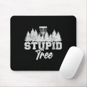 Dumm Baum Disc Golf Spieler Flying Disc Golfspiele Mousepad (Mit Mouse)