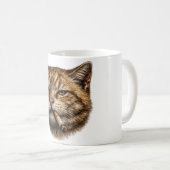 Dumm Cool Lustige Katze Meme Rauchende Katze Zigar Kaffeetasse (VorderseiteRechts)