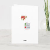 Dumm Ways of Lighting Birthday Cakes 2 Card Karte (Rückseite)