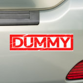 Dumme Briefmarke Autoaufkleber (Auf Auto)