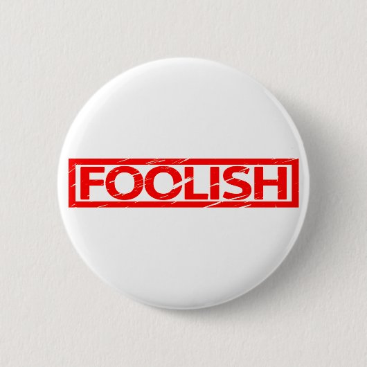 dumme Briefmarke Button (Vorderseite)
