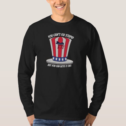 Dumme Demokraten - Demokratisches Party-Design T-Shirt (Vorderseite)