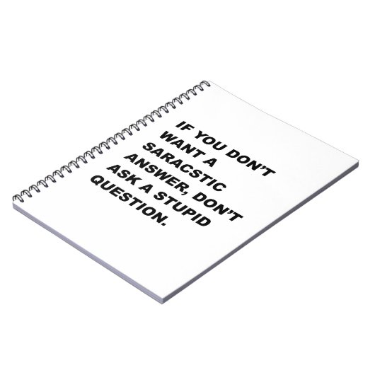 Dumme Frage Notizblock (Linke Seite)