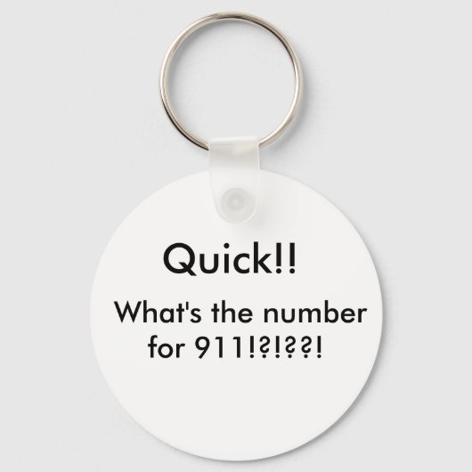 Dumme Frage Schlüsselanhänger (Vorderseite)