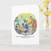 Dumme Grußkarte für den Cartoon Karte (Gelbe Blume)