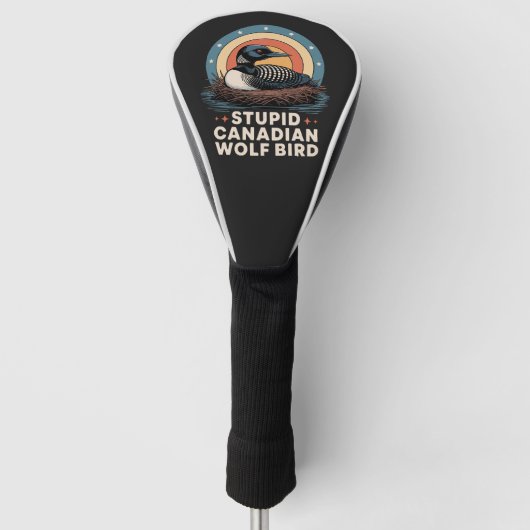 dumme Kanadierin Golf Headcover (Vorderseite)