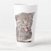 dumme Katze Milchtasse (Vorderseite)