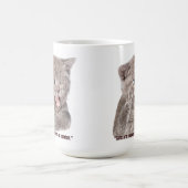 dumme Katze Verwandlungstasse (Zentrum)