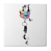 DUMME KATZEN 1 FLIESE (Vorderseite)