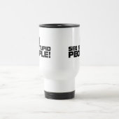 Dumme Leute-Tasse Reisebecher (Mittel)