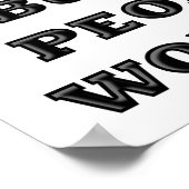 Dumme Leute werden mir kein lustiges Poster Gelass (Ecke)