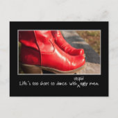 Dumme Männer sind das Problem, nicht hässliche Postkarte (Vorderseite)