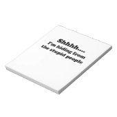 Dumme Menschen Notizblock (Rotiert)