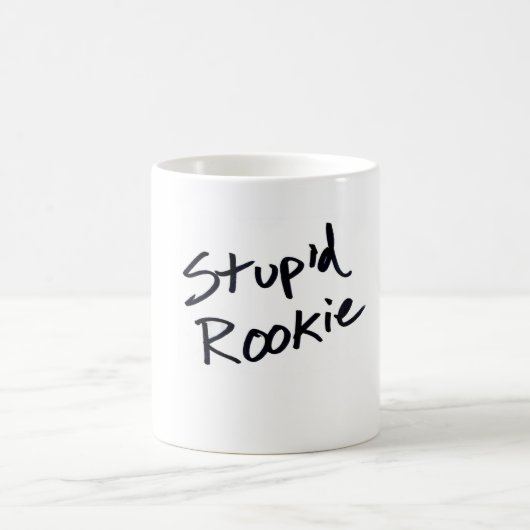 dumme Rookiekaffee-Tasse Kaffeetasse (Mittel)