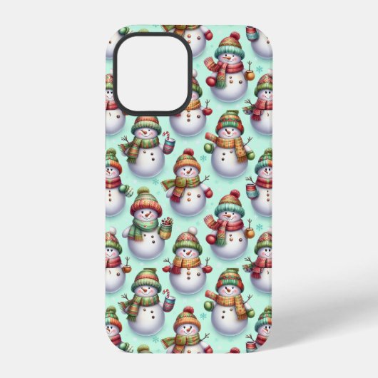 Dümme Schneemänner iPhone Hülle (Rückseite)