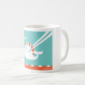 Dumme Twitter-Kaffee-Tee-Tasse - versagen Sie Wal Kaffeetasse (VorderseiteRechts)