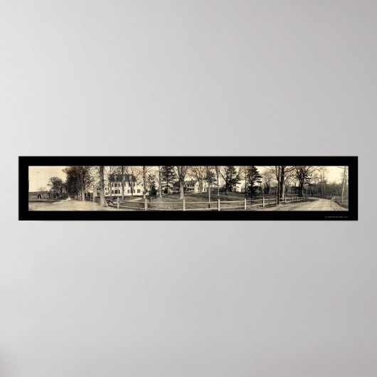 Dummer Academy Newbury Foto 1911 Poster (Vorne)