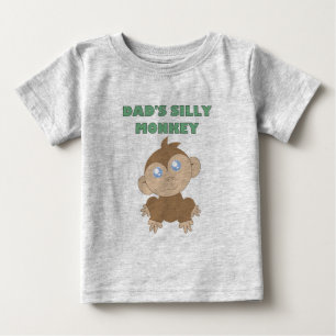 Dummer Affe - Baby Feinripp T-Shirt