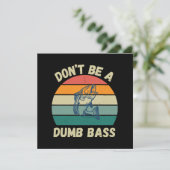 Dummer Bass (Stehend Vorderseite)