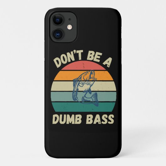 Dummer Bass Case-Mate iPhone Hülle (Rückseite)