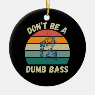 Dummer Bass Keramik Ornament