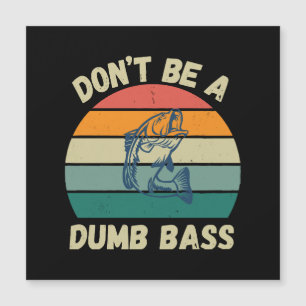 Dummer Bass Magnetkarte