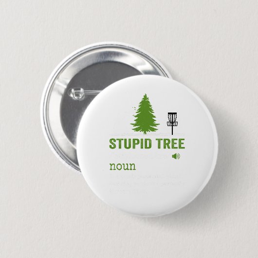 dummer Baum Button (Vorne & Hinten)