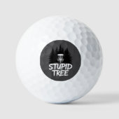 Dummer Baum Disc Golf Lustiger Frisbee Golf Golfer Golfball (Vorderseite)