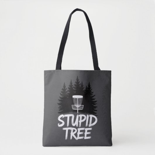 Dummer Baum Disc Golf Lustiger Frisbee Golf Golfer Tasche (Vorderseite)