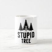 Dummer Baum Disc Golf Lustiges Frisbee Golf Gesche Kaffeetasse (Mittel)