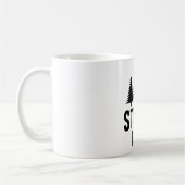 Dummer Baum Disc Golf Lustiges Frisbee Golf Gesche Kaffeetasse (Links)