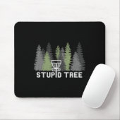 Dummer Baum Lustige Disc Golf Frolf Mousepad (Mit Mouse)