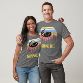 Dummer Baum Lustiger Discgolf - Design T-Shirt (Unisex)