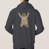 Dummer Brüllenbär Hoodie (Rückseite)