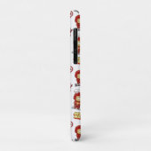 Dummer Chibi Iron Man nahtloses Muster - Superheld Case-Mate iPhone Hülle (Hinten/Links)