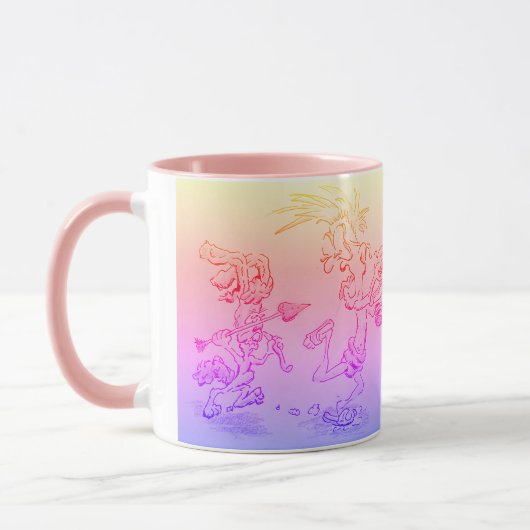 Dummer Cupido Liebe Tasse (Links)
