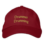 Dummer Drumming Cap / Hat Bestickte Baseballkappe (Vorderseite)