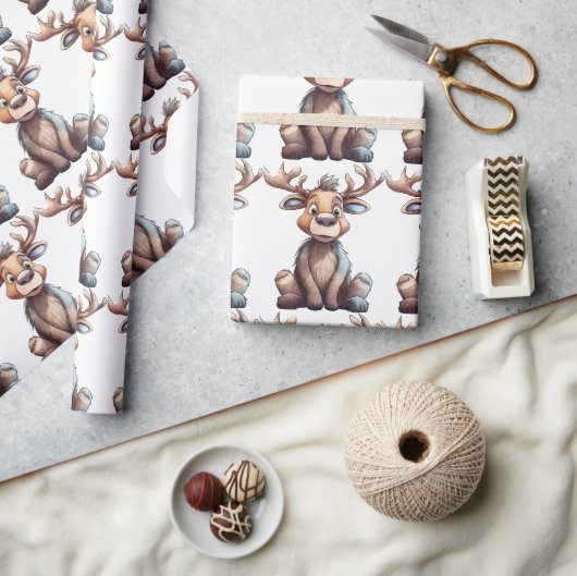 Dummer Elch Geschenkpapier (Kunsthandwerk)