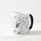 Dümmer-Entchen-Tasse Verwandlungstasse (VorderseiteRechts)